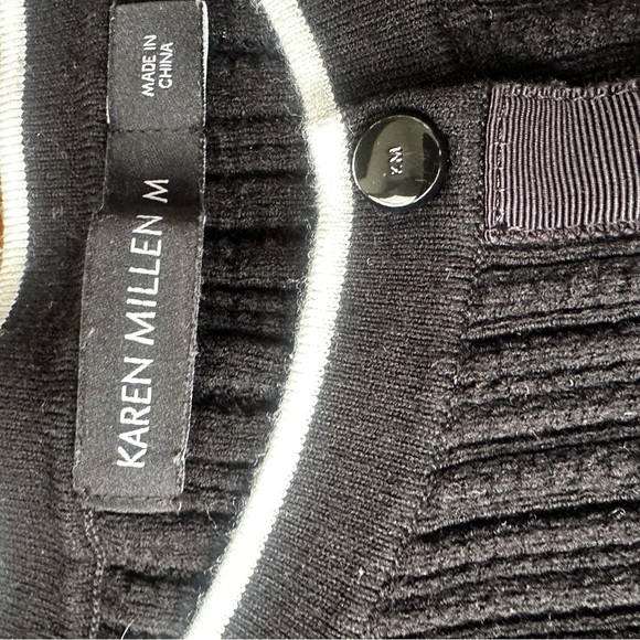 KAREN MILLEN Ruffled Hem Knit Cardigan - Picture 7 of 7